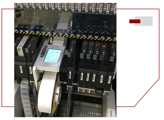 Auto SMT Label Feeder With Fiber Optic Sensor For Universal Machine