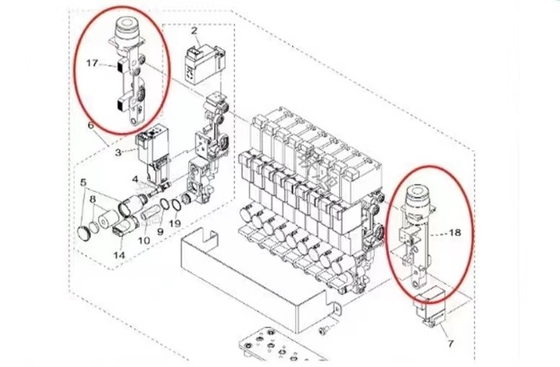 ZZB10-X177 YSM20R YSM10 Connector VQ121-5M0-X42 SMC Valve Ejector Unit