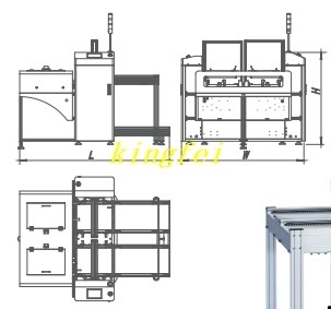 NL-M-TN SMT Loader Unloader Machine NG / OK Board Harvester