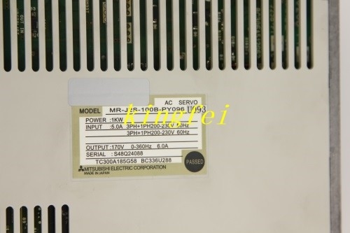 JUKI PN 40026788 FX1R YA Driver MR-J2S-100B-PY096 JUKI FX1R Machine Accessory